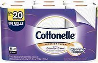 Cottonelle Ultra ComfortCare Toilet Paper, 12 Big Rolls