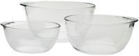 Mason Craft 3-Piece Glass Bowl Set