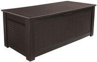 Rubbermaid Patio Chic 136 Gal. Resin Basket Storage Trunk