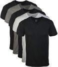 Gildan Men's Assorted V-Neck T-Shirts 5-Pack
