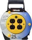 Woods 4907 Extension Cord Reel with 4-Outlets