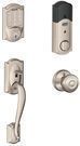 Schlage Camelot Satin Nickel Sense Smart Door Handleset