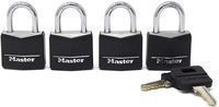 Master Lock 131Q Padlock w/ Key 4-Pack
