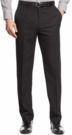 Alfani Flat-Front Slim Herringbone Wrinkle-Resistant Pants